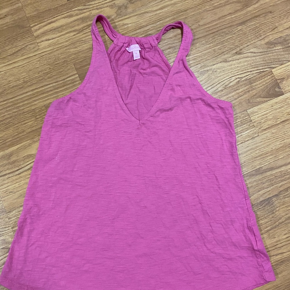 LILLY PULITZER PINK TANK TOP